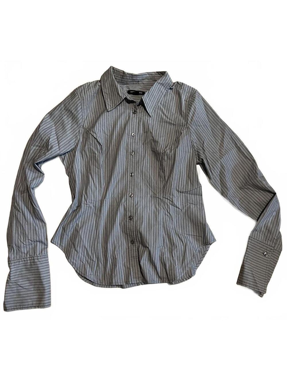 Silence + Noise Women's Striped Button-Up Shirt XL